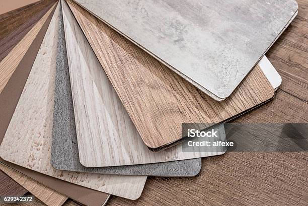 Farbe Holz Textur Palette Guide Stockfoto und mehr Bilder von Boden - Boden, Plastikmaterial, Schallplatte