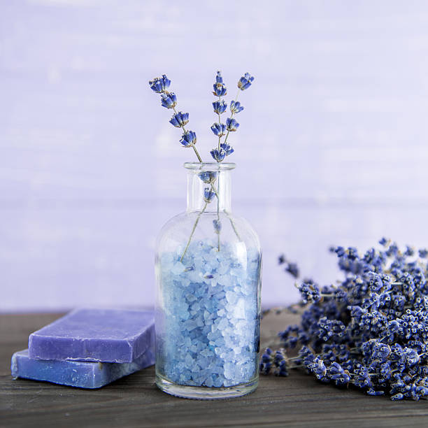 istock Aromatherapy oil and lavender,  spa, Wellness with ,  syrup on a 629342844