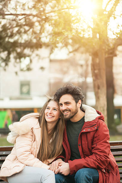 istock Young Couple in a Park 629353920
