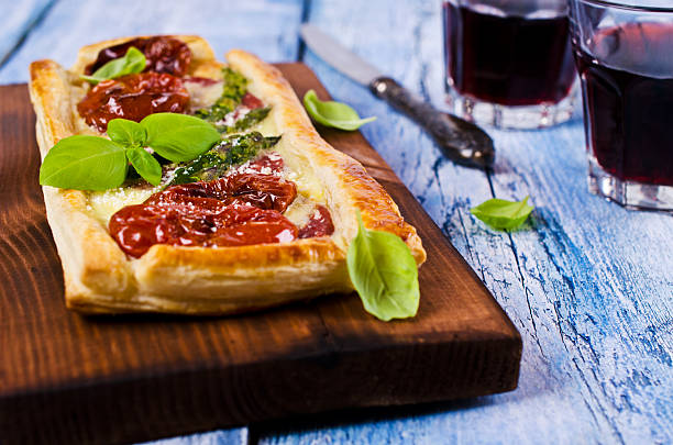 istock Puffs with vegetables and sausage 629354078