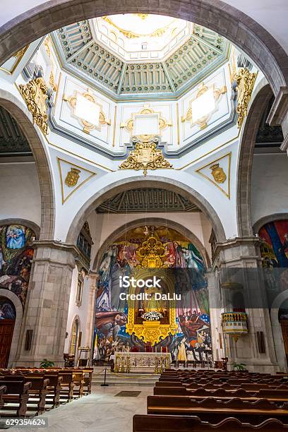 Interior Of The Basilica Of Nuestra Senora De La Candelaria Stock Photo - Download Image Now