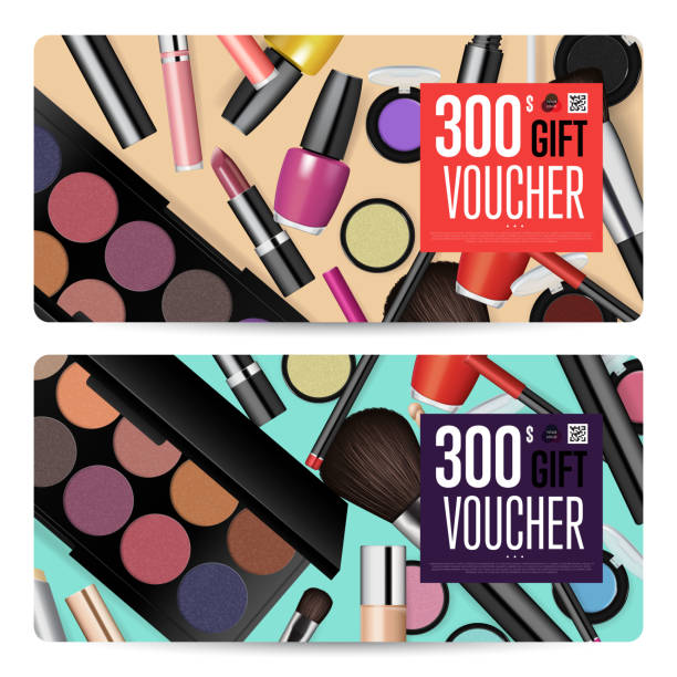 istock Cosmetics Shop Grand Opening Prepaid Gift Coupon 629365760