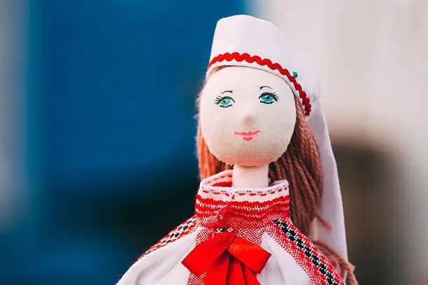 Photo of Belarusian Folk Doll. National Folk Dolls Are Popular Souvenirs