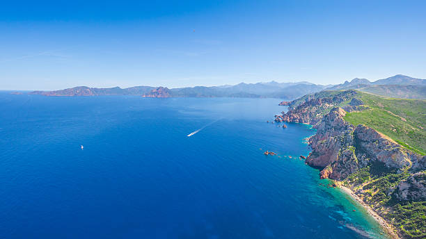 каланш де piana, корсика - schönes wetter стоковые фото и изображения