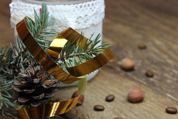 istock Christmas tree next to the New Year's torch 629389920