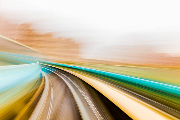 istock Speed motion in urban highway road tunnel 629398686