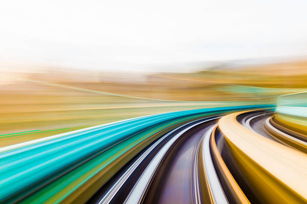 istock Speed motion in urban highway road tunnel 629398830