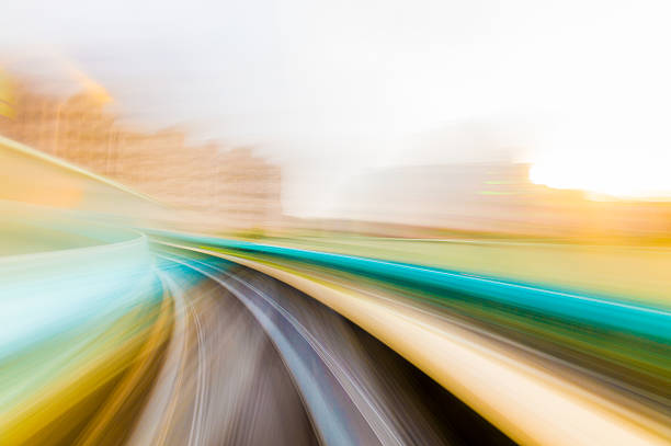 istock Speed motion in urban highway road tunnel 629403872