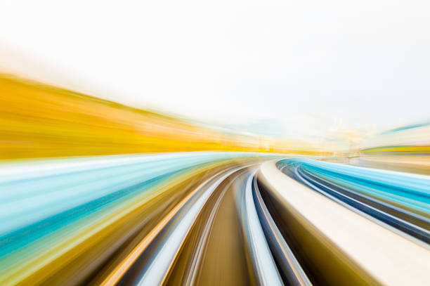 istock Speed motion in urban highway road tunnel 629404120