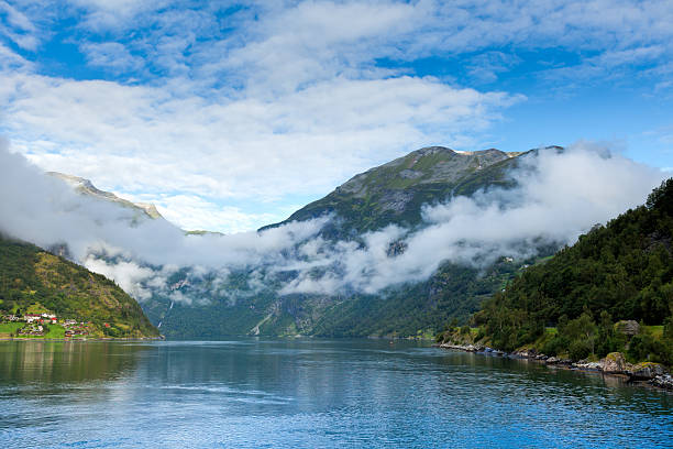 istock Cloudy morning at Geirangerfjord in Norway 629404658