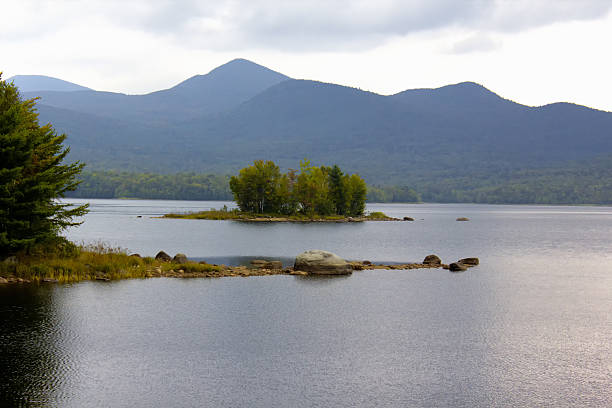 istock Island in Chittenden Reservoir 629406800