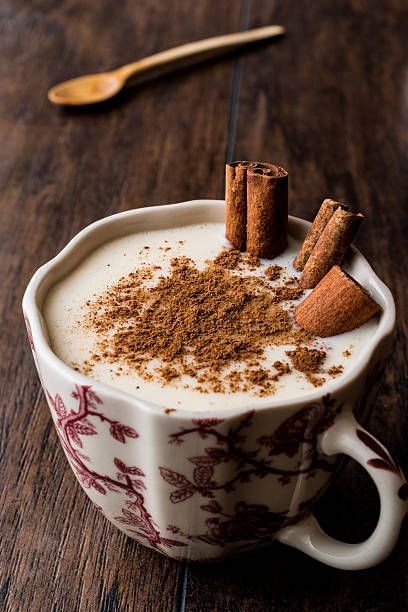 istock Turkish Salep with cinnamon sticks / Christmas Eggnog 629410612