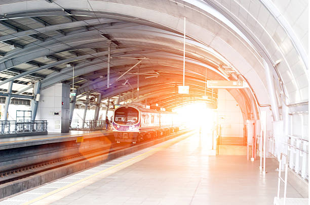 istock sky train in city Bangkok 629411300