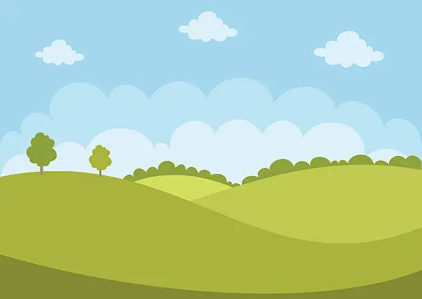 Vector illustration of Green Landscape