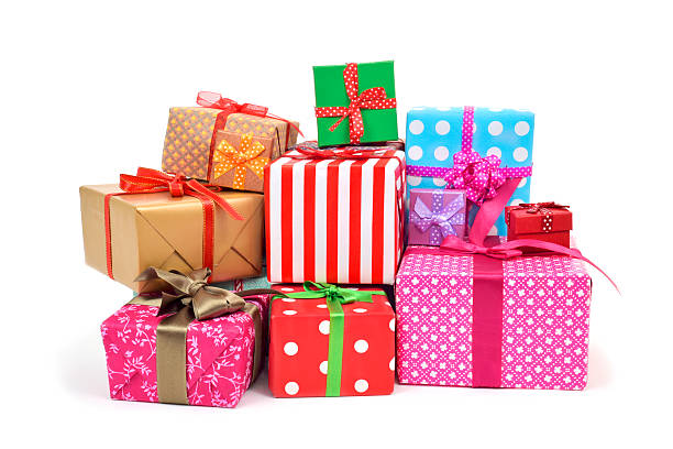 istock gifts wrapped in different papers 629412256