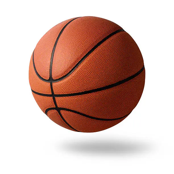 Photo of Basketball on white background