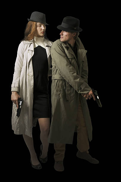istock Man and woman spies 629446752