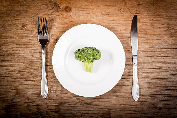 istock broccoli on a plate with cutlery 629447040