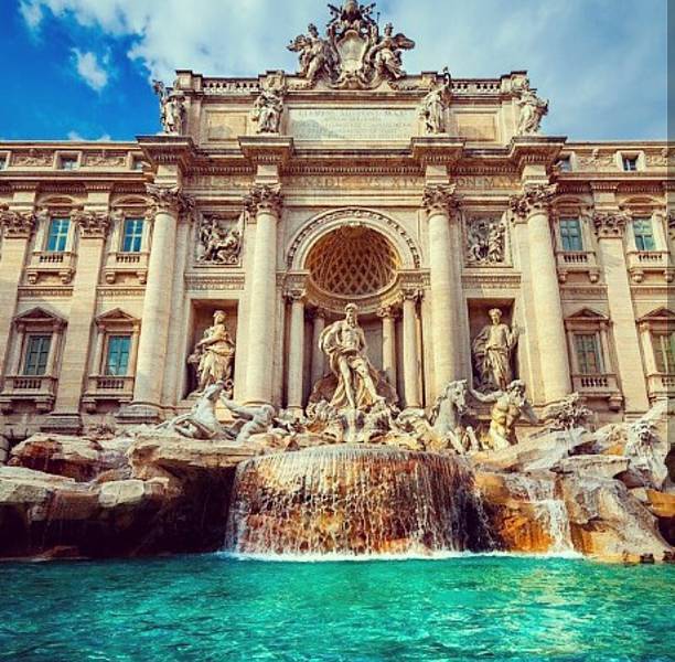 istock Trevi fountain, Rome-Italy 629447506