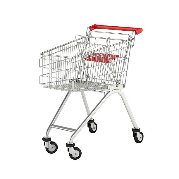 istock supermarket shopping cart without shadow on white background 3d 629456074