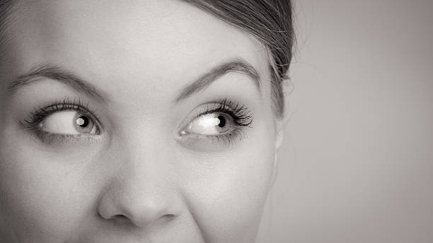 istock Woman eyes closeup with make up. 629457452