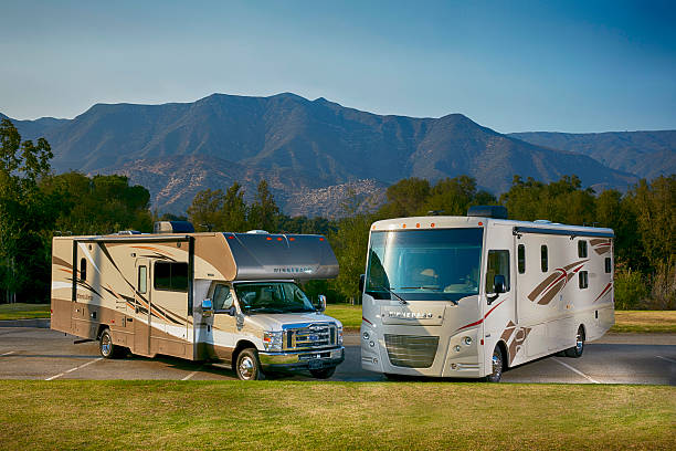 Winnebago Vista and mini winnie 2017 models horizontal - fotografia de stock