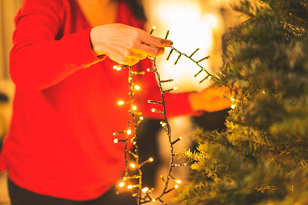istock I hope my child likes the new tree 629461146