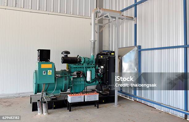 Industrial Uninterupted Power Supply Stock Photo - Download Image Now - Generator, Diesel Fuel, Power Supply