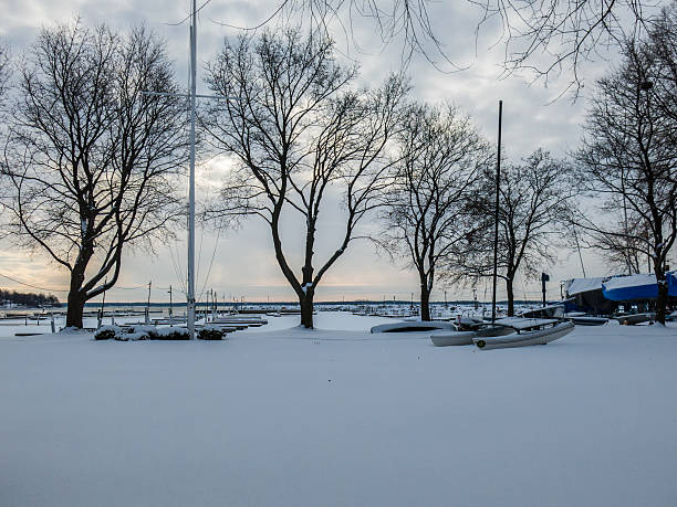 istock yacht club in winter 629482190