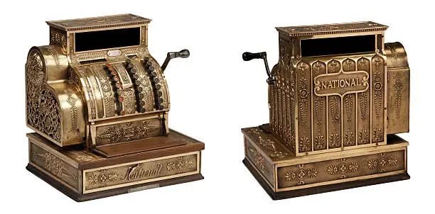 Photo of Vintage National Cash Register Two views