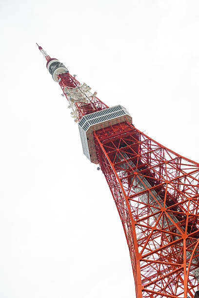 istock Tokyo tower from bottom in blue sky 629527004