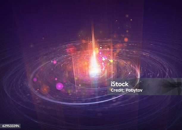 Particle Motion Scientific And Technological Background Stock Photo - Download Image Now