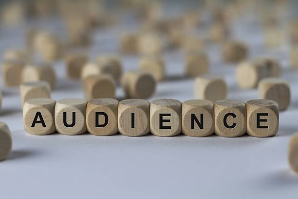 istock audience - cube with letters, sign with wooden cubes 629534140