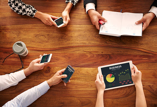 istock Business people working at desk 629534320