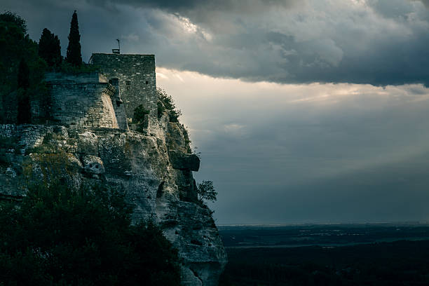 The beautiful ancient hilltop village of Les Baux de Provence in Southern France