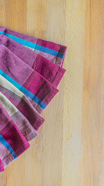 istock Macro from cotton table cloth to be used in meals 629558080