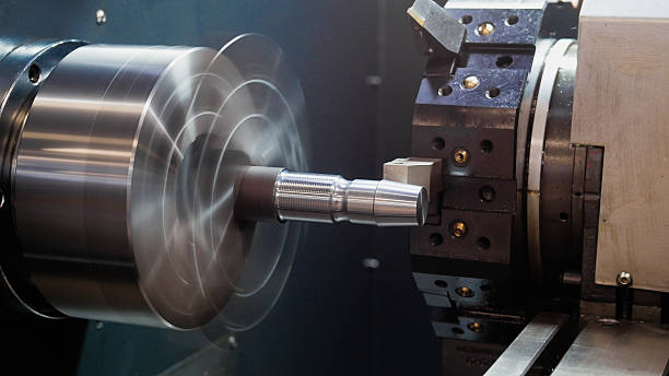 istock Rotated mechanism - automatic for machine processing of metal, industrial 629558778