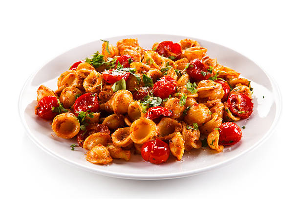 istock Pasta with meat, tomato sauce and parmesan 629558832