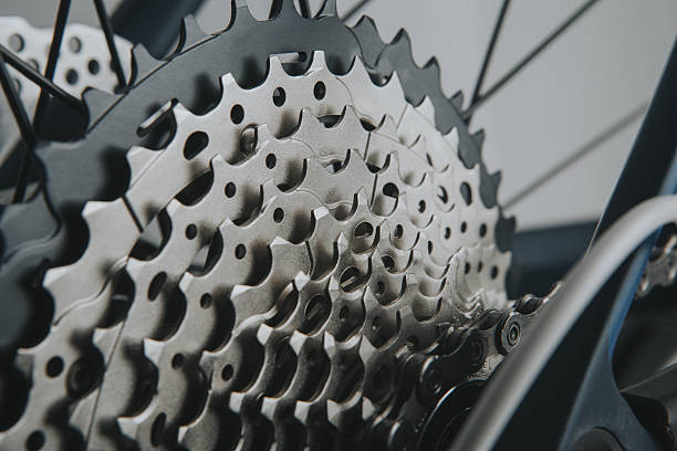 istock Rear wheel cassette from a mountain bike. 629565644