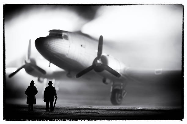 istock DC3 Dakota Model And Miniature Passengers 629565960