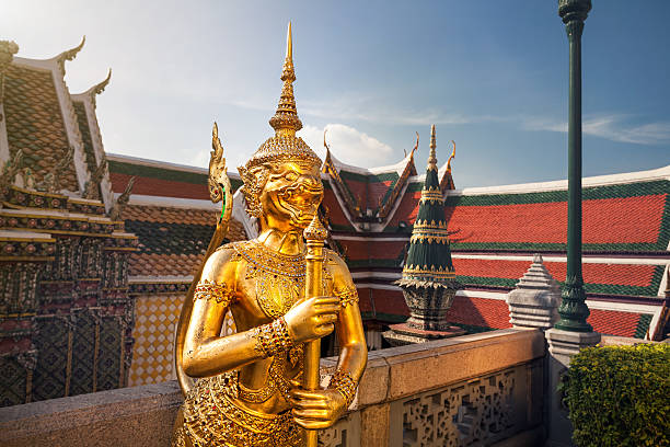 istock Wat Phra Kaew in Bangkok at sunset 629567318