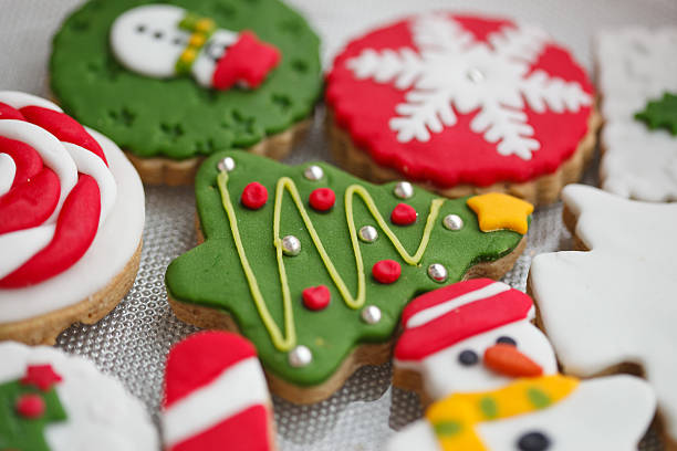 istock Homemade christmas cookies - gingerbread 629569974