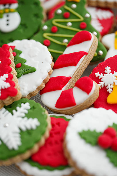 istock Homemade christmas cookies - gingerbread 629570064