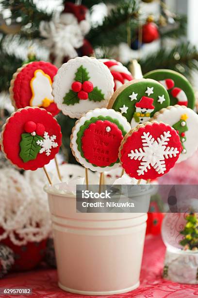 Homemade Christmas Cookies Gingerbread Stock Photo - Download Image Now - Baked, Celebration, Christmas