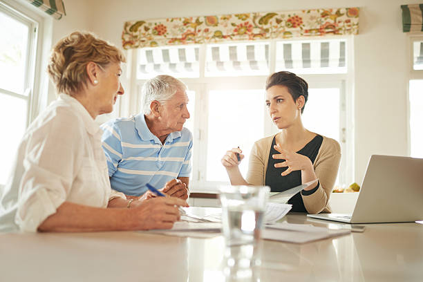 istock There to answer all her client's questions 629580488