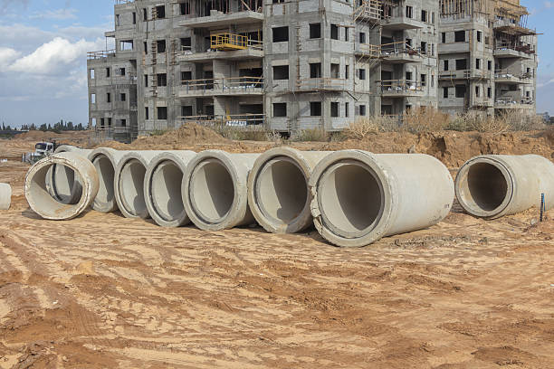 istock Construction of a residential area. 629583732