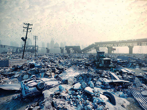 ruiny na miasto - klęska żywiołowa obrazy zdjęcia i obrazy z banku zdjęć
