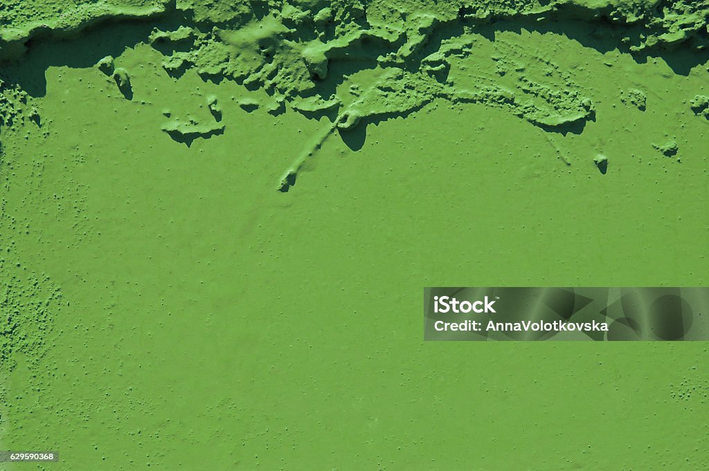 grünen Grunge Zement Hintergrund. grün, Farbe des Jahres 2017. Pantone - Lizenzfrei 2017 Stock-Foto