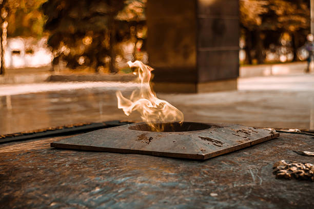 istock Eternal Flame - symbol of victory 629593062