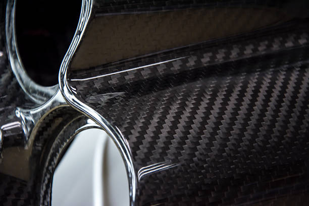 istock Carbon fiber composite raw material background 629602326